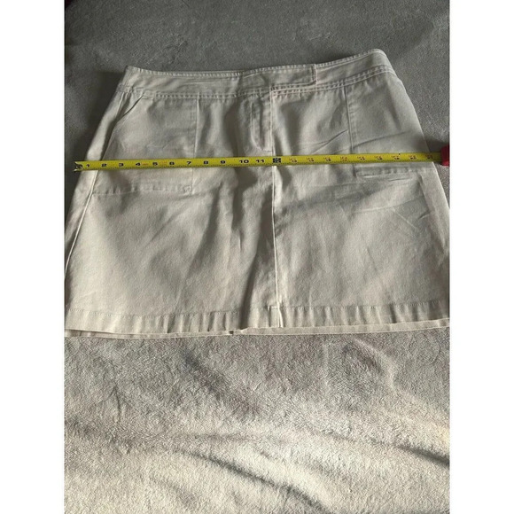 Style & Co‎ Beige Pockets Belted Pencil/Straight Knee Length Skirt Size 14P - Picture 11 of 13